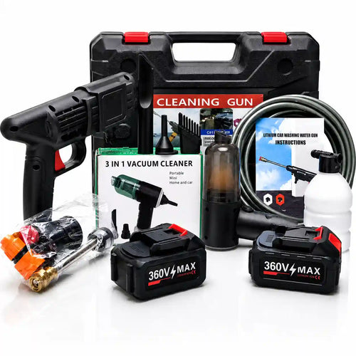 Hidrolavadora Inalámbrica 360V MAX + Aspiradora 3 en 1 GRATIS